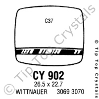 GS CY902 Watch Crystal