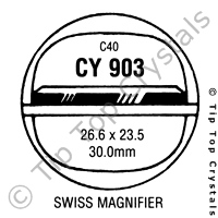 GS CY903 Watch Crystal