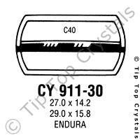 GS CY911-30 Watch Crystal