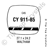 GS CY911-85 Watch Crystal