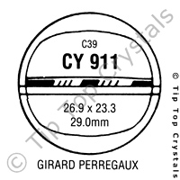 GS CY911 Watch Crystal