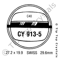 GS CY913-5 Watch Crystal