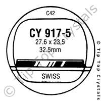 GS CY917-5 Watch Crystal