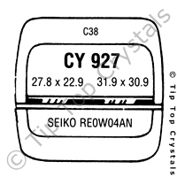 GS CY927 Watch Crystal