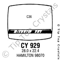 GS CY929 Watch Crystal