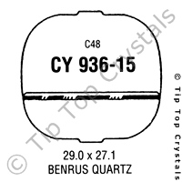 GS CY936-15 Watch Crystal