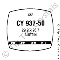GS CY937-50 Watch Crystal