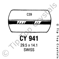 GS CY941 Watch Crystal