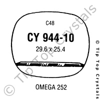 GS CY944-10 Watch Crystal