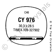GS CY976 Watch Crystal