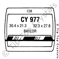 GS CY977 Watch Crystal