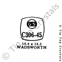 GS C306-45 Watch Crystal