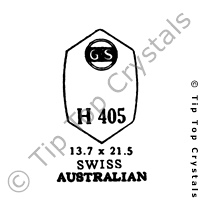 GS H405 Watch Crystal