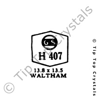 GS H407 Watch Crystal