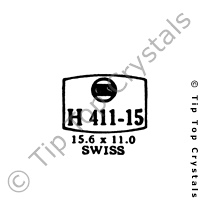 GS H411-15 Watch Crystal