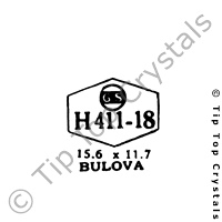 GS H411-18 Watch Crystal