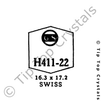 GS H411-22 Watch Crystal