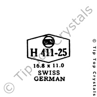 GS H411-25 Watch Crystal