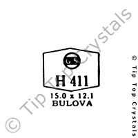 GS H411 Watch Crystal