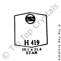 GS H419 Watch Crystal