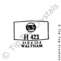 GS H423 Watch Crystal