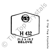 GS H432 Watch Crystal