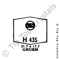 GS H435 Watch Crystal