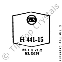 GS H441-15 Watch Crystal