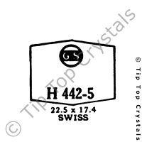 GS H442-5 Watch Crystal