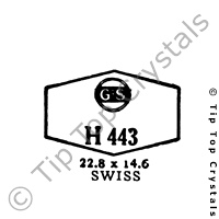 GS H443 Watch Crystal