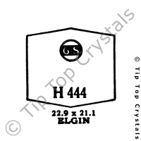 GS H444 Watch Crystal