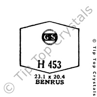 GS H453 Watch Crystal