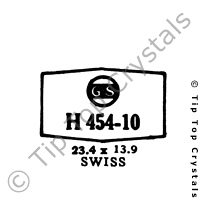 GS H454-10 Watch Crystal