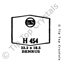 GS H454 Watch Crystal
