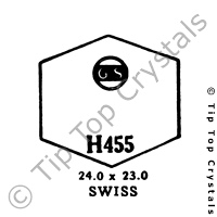 GS H455 Watch Crystal