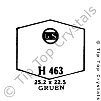 GS H463 Watch Crystal