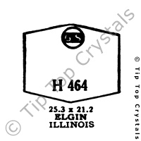 GS H464 Watch Crystal