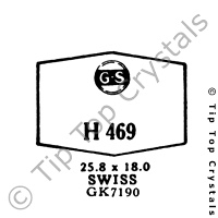 GS H469 Watch Crystal