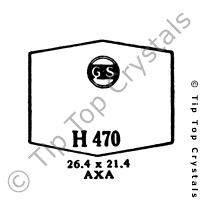 GS H470 Watch Crystal