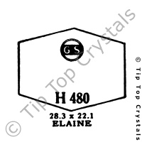 GS H480 Watch Crystal