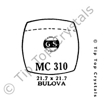 GS MC310 Watch Crystal