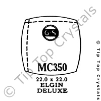 GS MC350 Watch Crystal