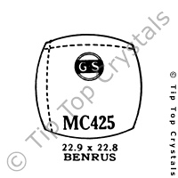 GS MC425 Watch Crystal