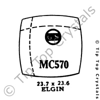 GS MC570 Watch Crystal