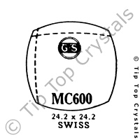 GS MC600 Watch Crystal