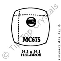 GS MC675 Watch Crystal