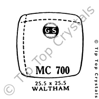 GS MC700 Watch Crystal