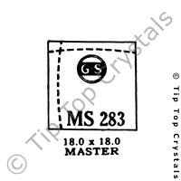 GS MS283 Watch Crystal