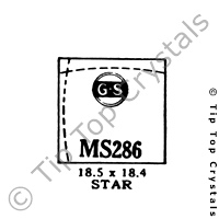 GS MS286 Watch Crystal