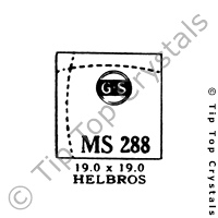 GS MS288 Watch Crystal